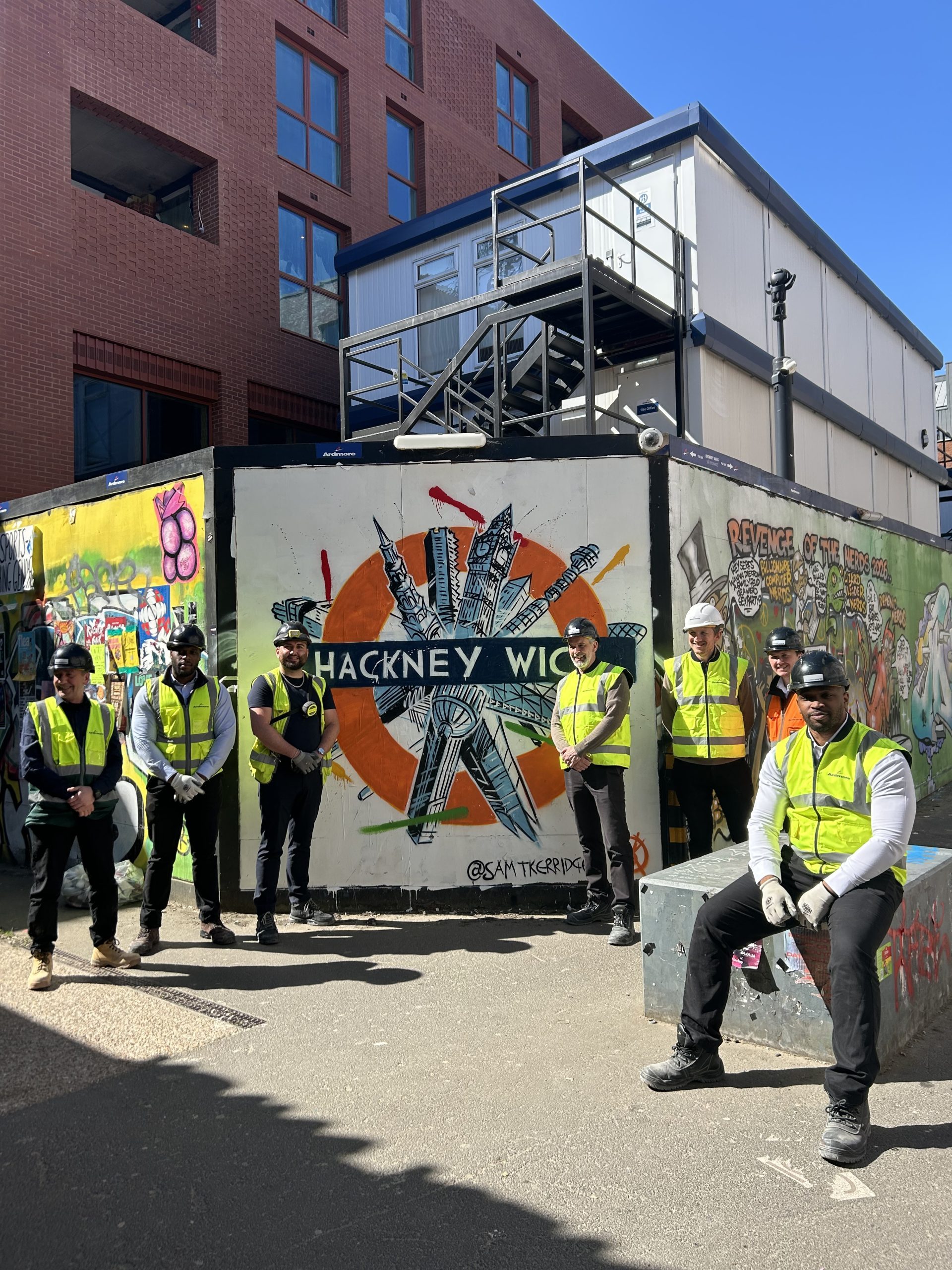 Behind the Hoardings at Hackney Wick