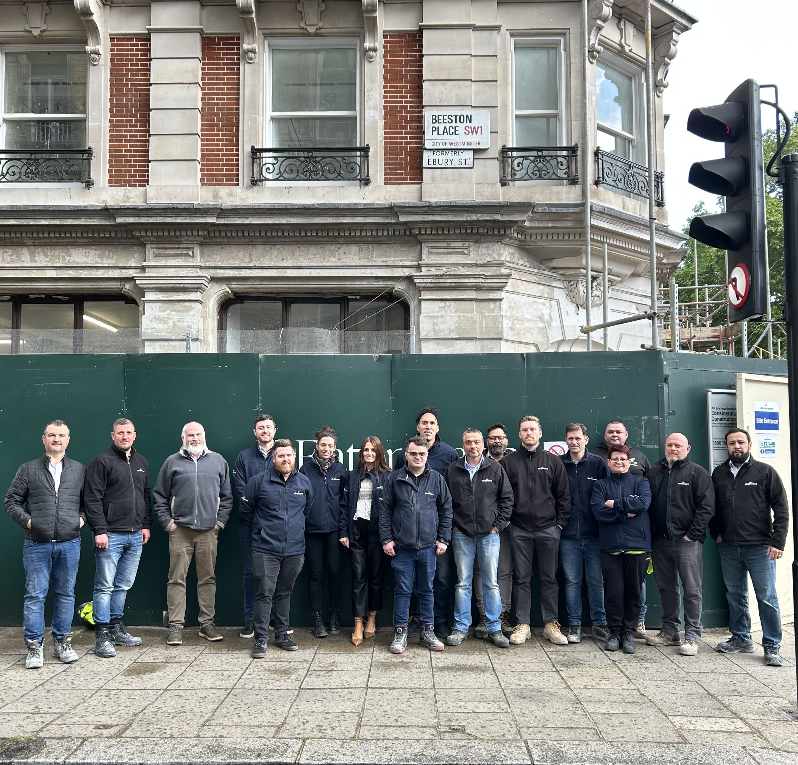 Behind the Hoardings at Grosvenor Gardens